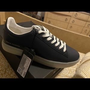 Armani Exchange Blue Shoes